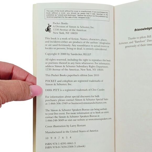 Blue Gold by Clive Cussler, Paul Kemprecos - Paperback - A Kurt Austin Adventure - Picture 3 of 5